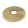 Kingston Brass FL387 3/8" FIP Brass Flange, Brushed Brass FL387